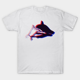 3D Shadow Puppet - BEAR T-Shirt